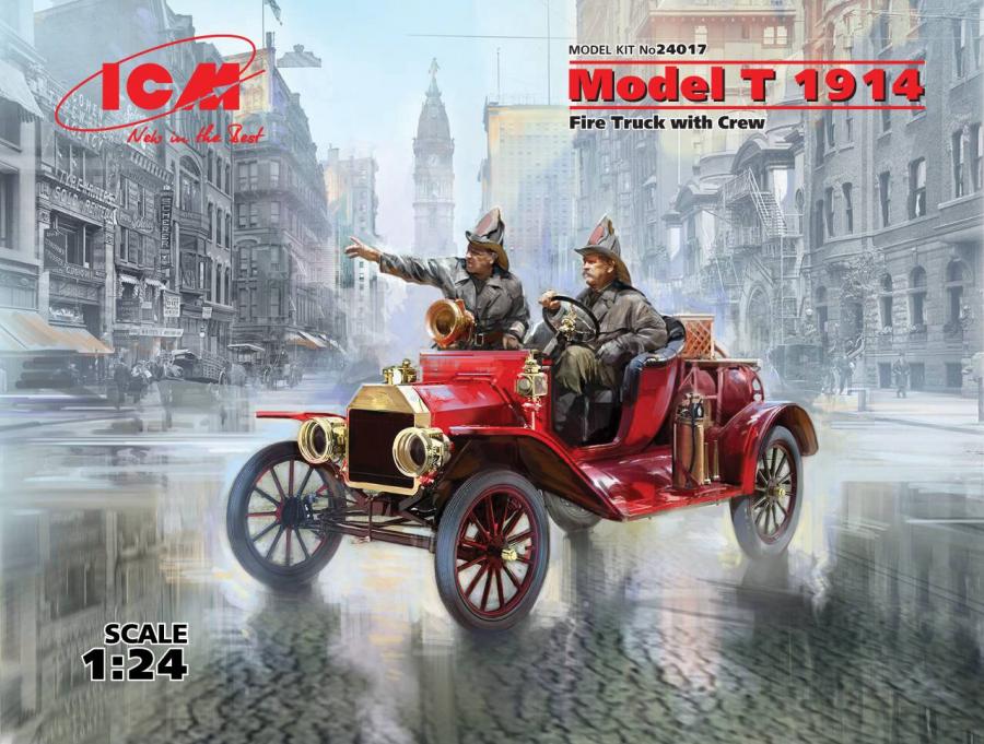 1:24 Model T 1914 Fire Truck with Crew