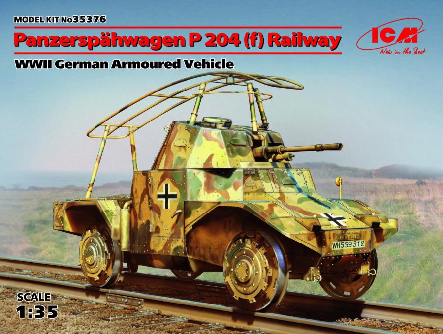 1:35 Panzerspähwagen P 204 (f) Railway