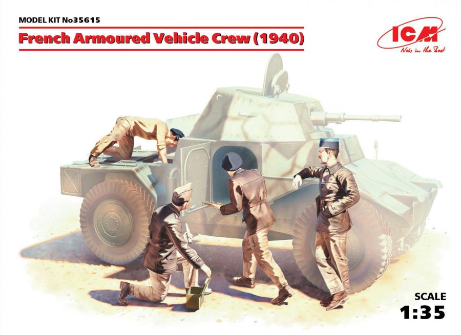 1:35 French Armoured Vehicle Crew 1940