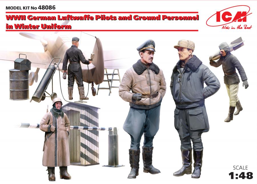 1:48 Luftwaffe Pilots and Ground Personnel (Winter)
