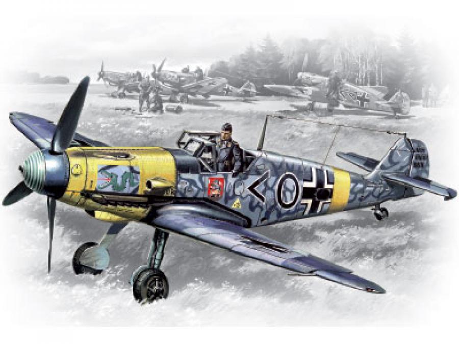 1:48 Messerschmitt Bf 109F-2 WWII
