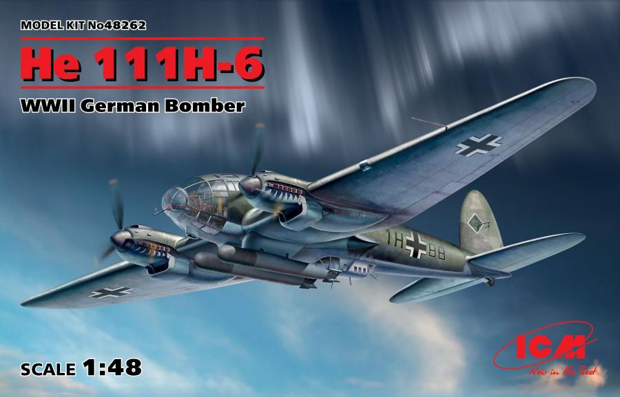 ICM 1:48 He 111H-6, WWII German Bomber