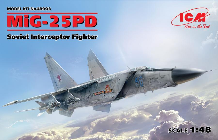 ICM 1:48 MiG-25 PD, Soviet Interceptor