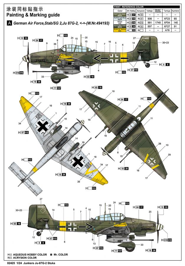 Trumpeter 1:24 Junkers Ju-87G-2 Stuka