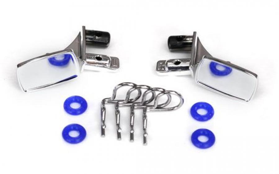 Traxxas Side Mirrors Chrome L+R TRX8133