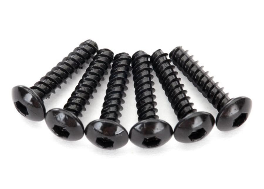 Traxxas Screws 2.6x12mm Self-Tapping Button-head Hex Socket (6) TRX8299