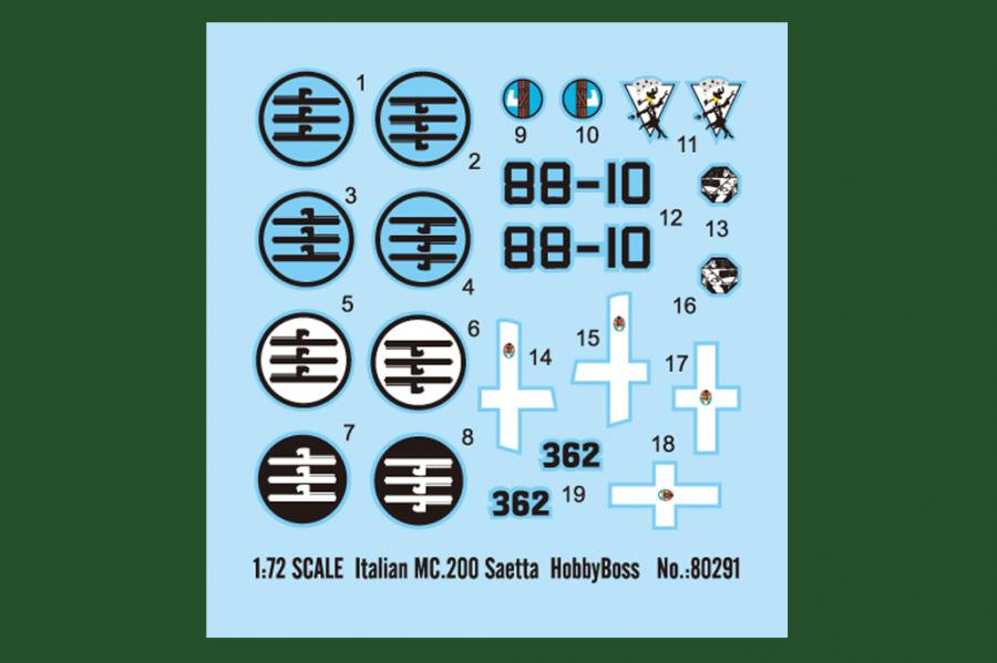 1:72 Italian MC.200 Saetta