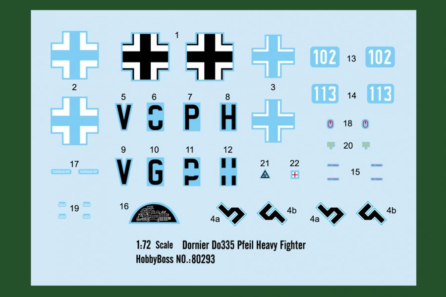 1:72 Dornier Do335 Pfeil Heavy Fighter