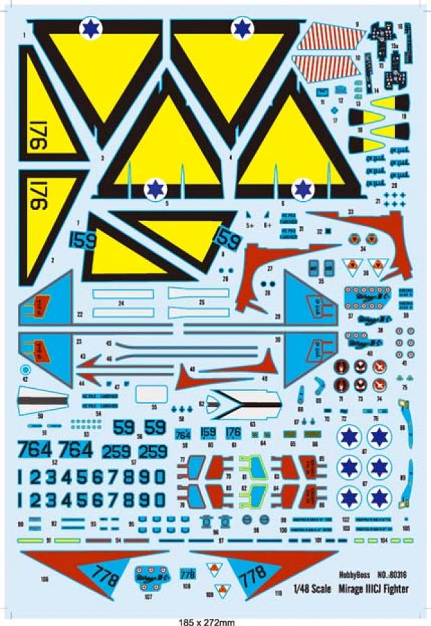 1:48 Mirage IIICJ Fighter