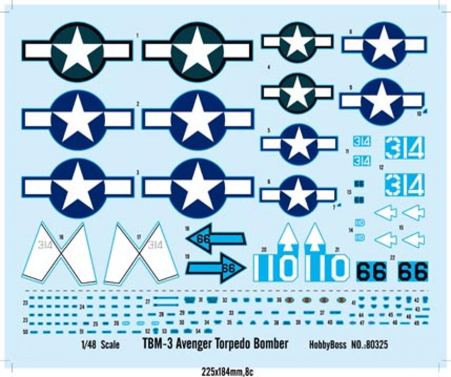 1:48 TBM-3 Avenger Torpedo Bomber