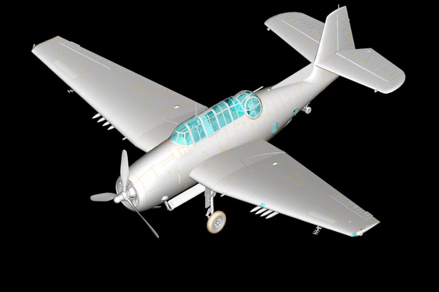 1:48 British Fleet Air Arm Avenger Mk 1