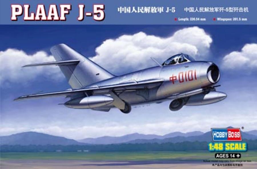 1:48 Chinese PLAAF J-5 