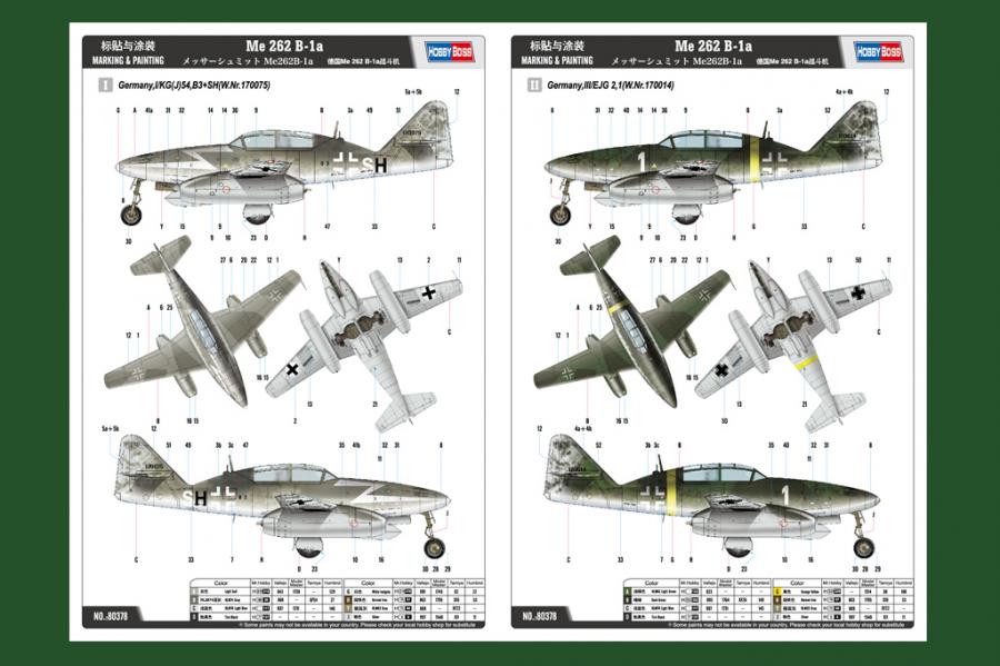 1:48 ME 262 B-1a