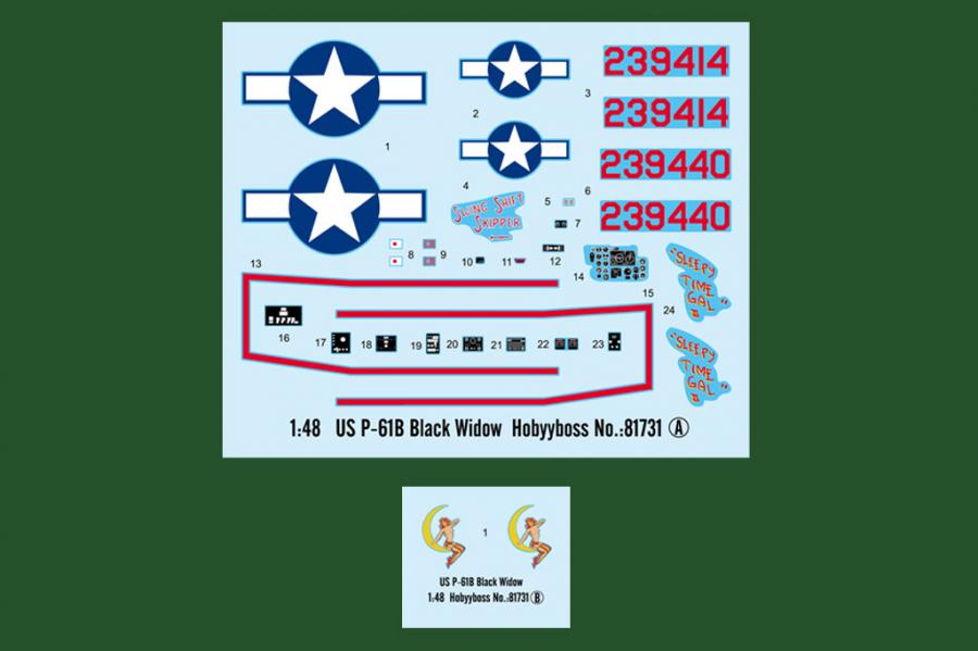 1:48 US P-61B Black Widow