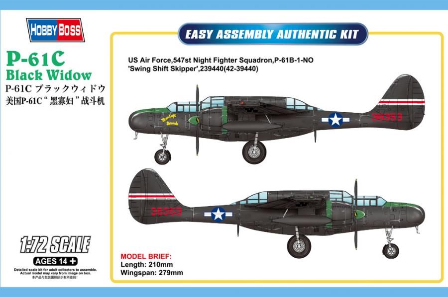 1:72 US P-61C Black Widow