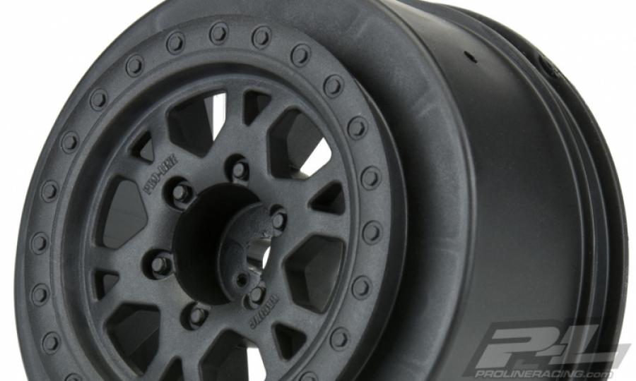 Impulse 2.2"/3.0" Black Front Wheels (2)
