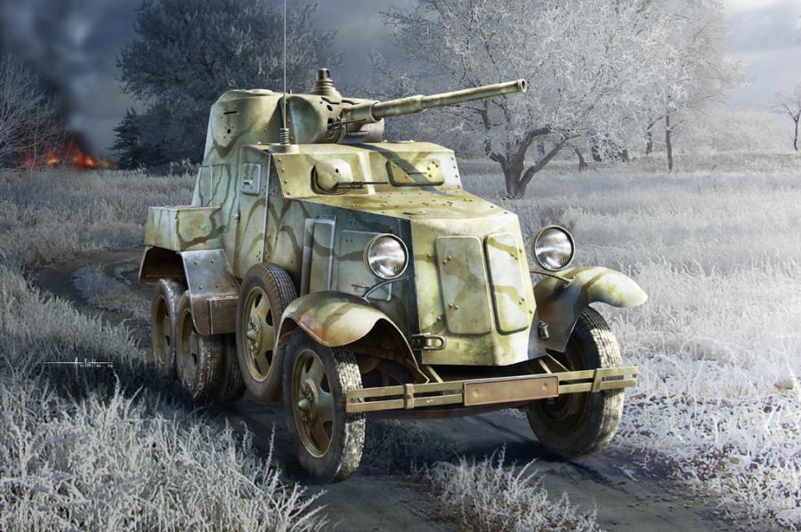 1:35 Soviet BA-10 Armor Car