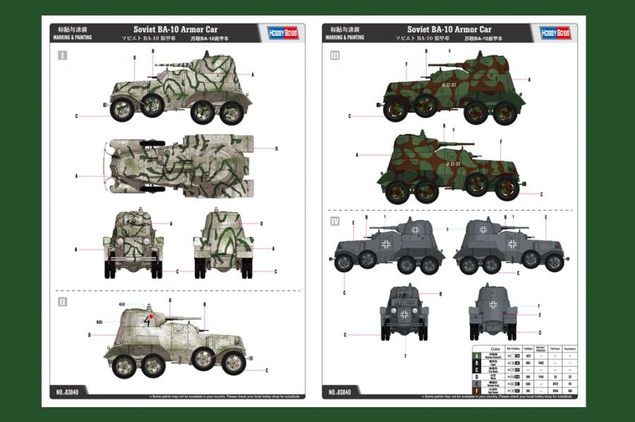 1:35 Soviet BA-10 Armor Car