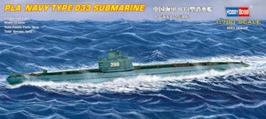 1:700 PLA  Navy Type 033 submarine