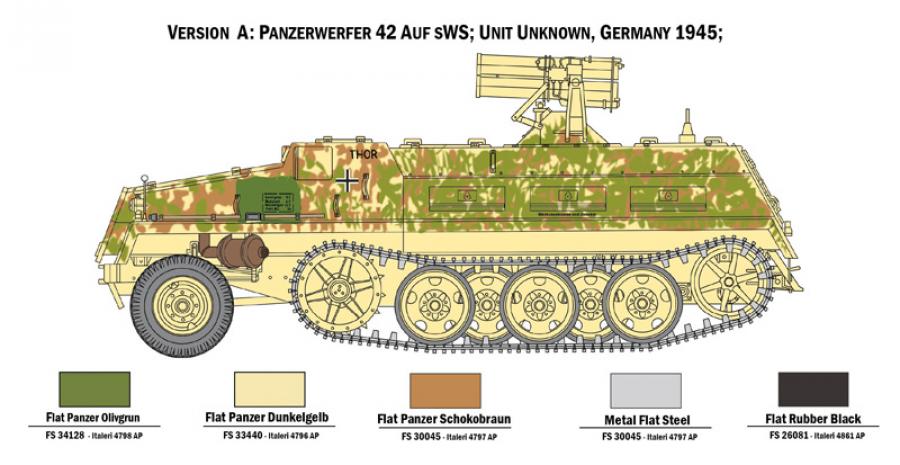 1:35 15 CM PANZERWERFER 42 AUF SWS