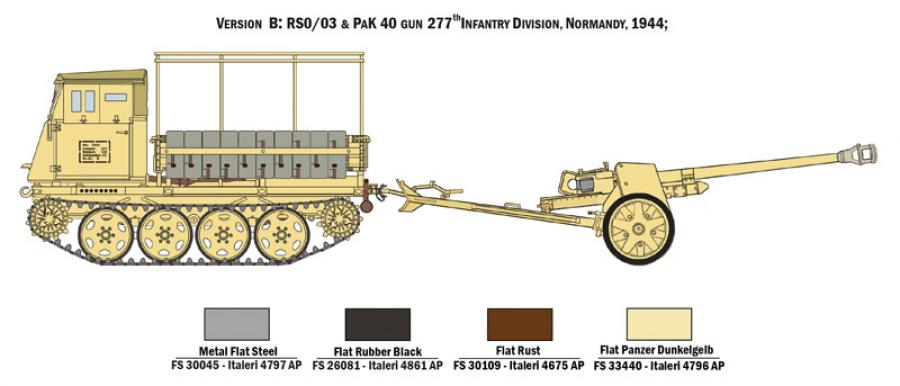 Italeri 1:35 RSO/03 WITH PAK 40