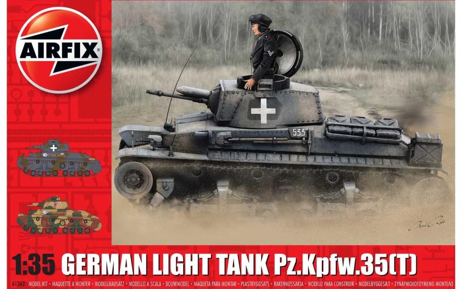 Airfix 1/35 German Light Tank Pz.Kpfw.35(T)