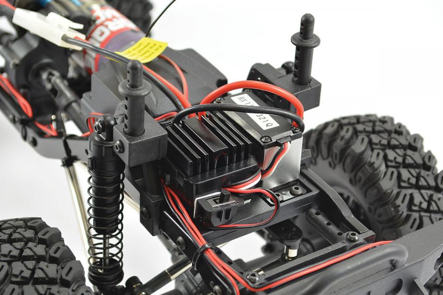 FTX Outback Fury 4x4 RTR 1:10 Trail Crawler RC-auto + akku ja laturi FTX5579