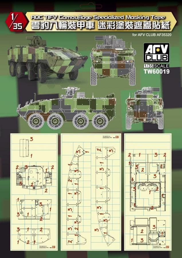 1:35 ROC TIFV Camouflage Specialized Masking Tape
