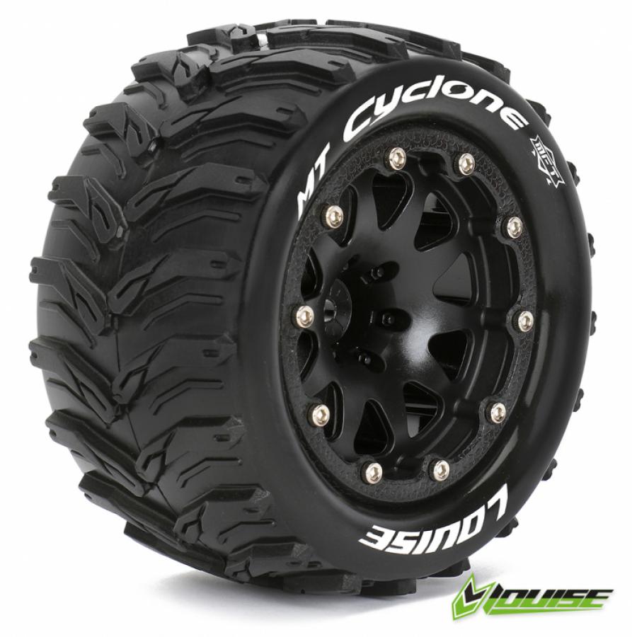 Tires & Wheels MT-CYCLONE 1/10 Black Beadlock (0) Soft MFT