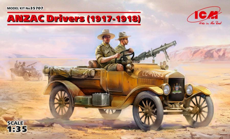 1:35 ANZAC Drivers (1917-1918) (2 figs)