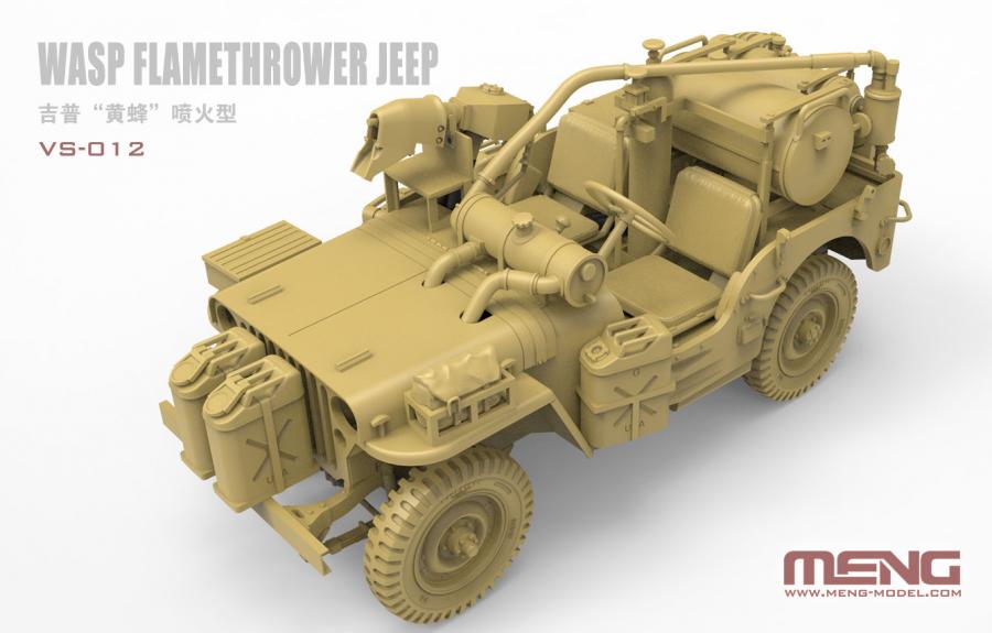 1/35 WASP Flamethrower Jeep