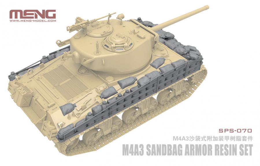 1:35 M4A3 Sandbag Armor Set (Resin)