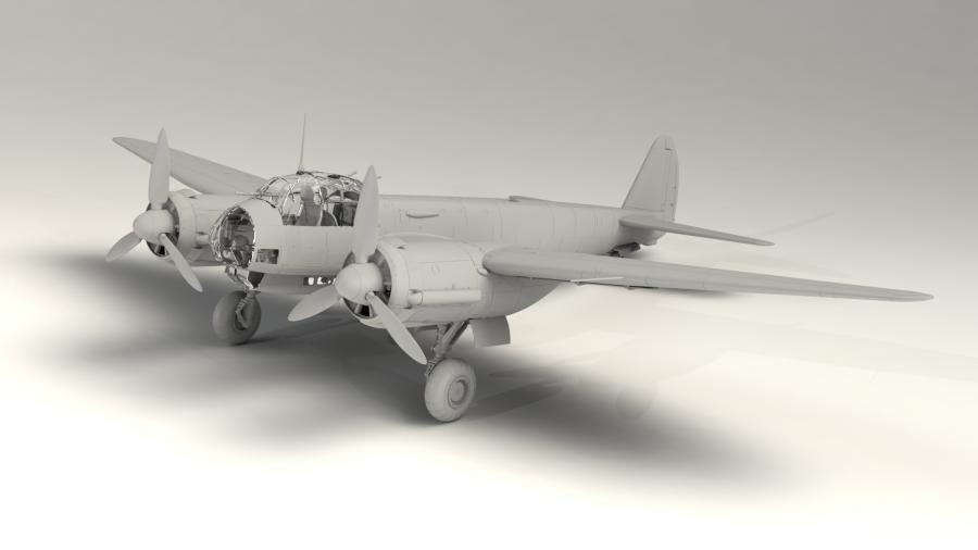 ICM 1:48 Ju 88D-1, WWII German Recon Plane