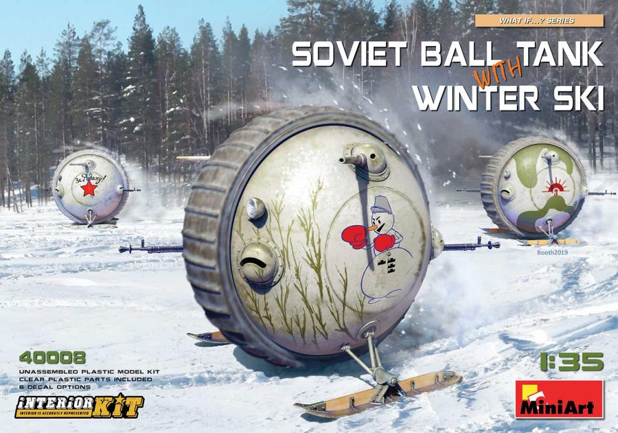 1:35 Soviet Ball Tank with Winter Ski