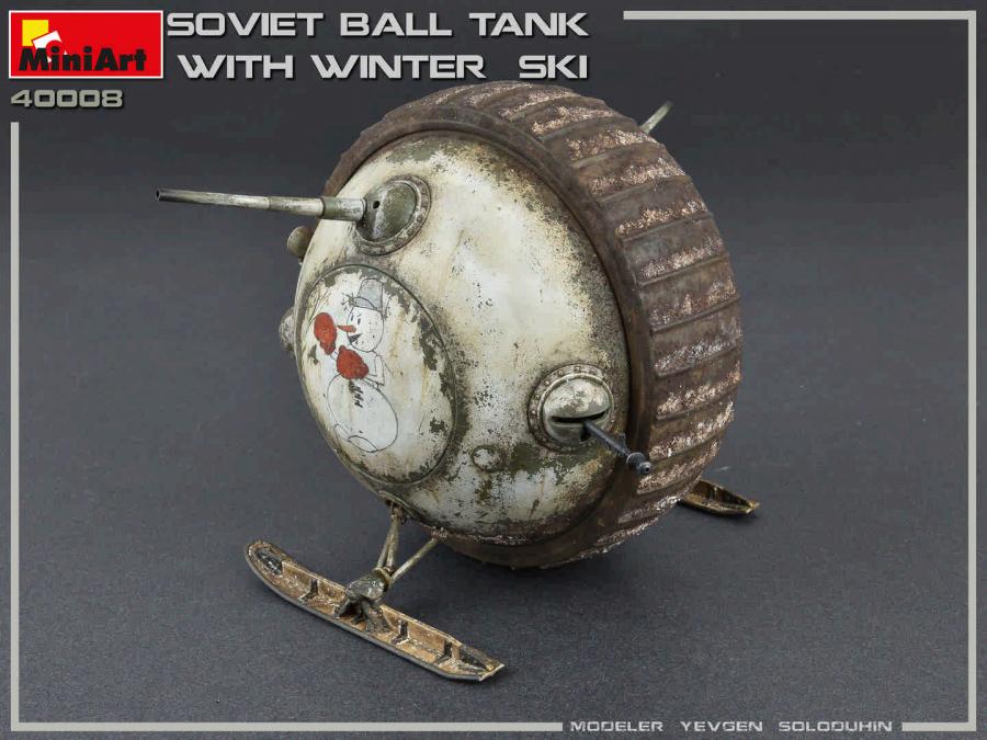1:35 Soviet Ball Tank with Winter Ski