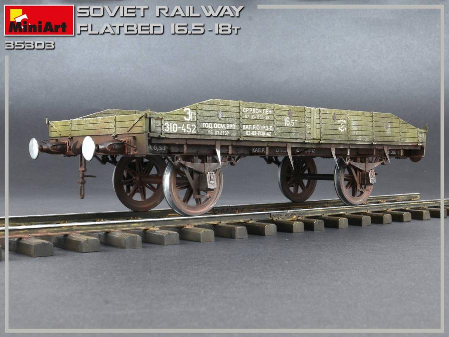 1:35 Soviet Railway Flatbed 16,5-18t 