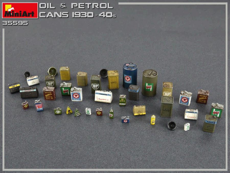 1:35 Oil & Petrol Cans 1930-40s
