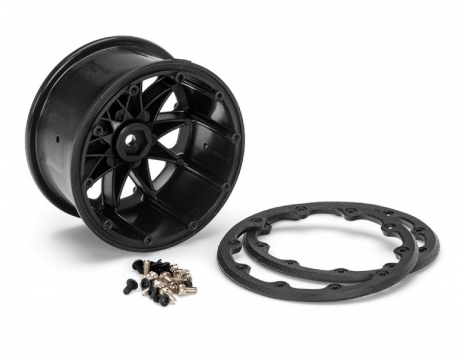 Tires & Wheels MT-CYCLONE 1/10 Black Beadlock (0) Soft MFT