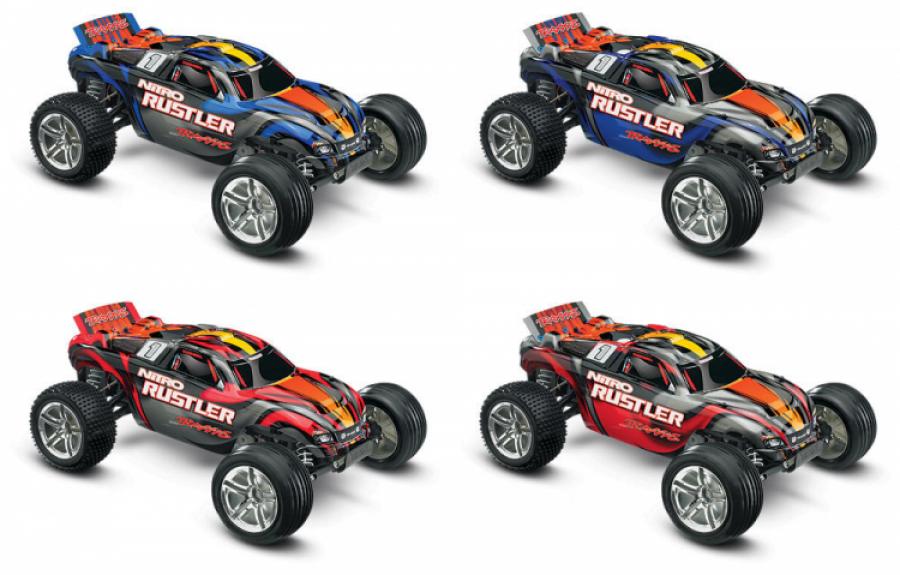 Nitro Rustler TRX2.5 RTR TQi TSM Red