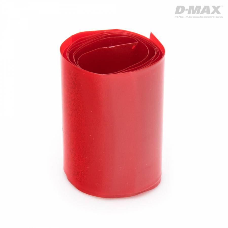 Heat Shrink Tube Red Transparent D41/W64mm x 1m