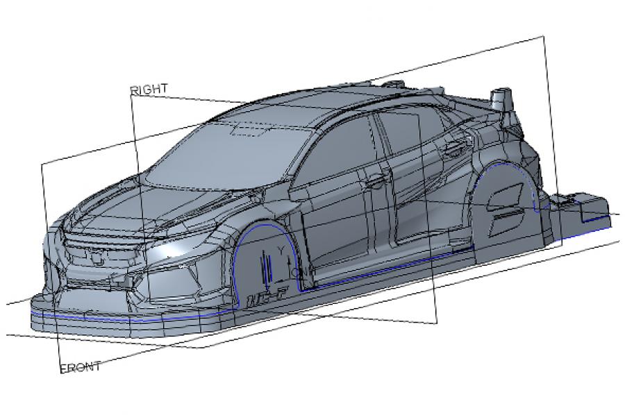 HC-F Body FWD 1/10