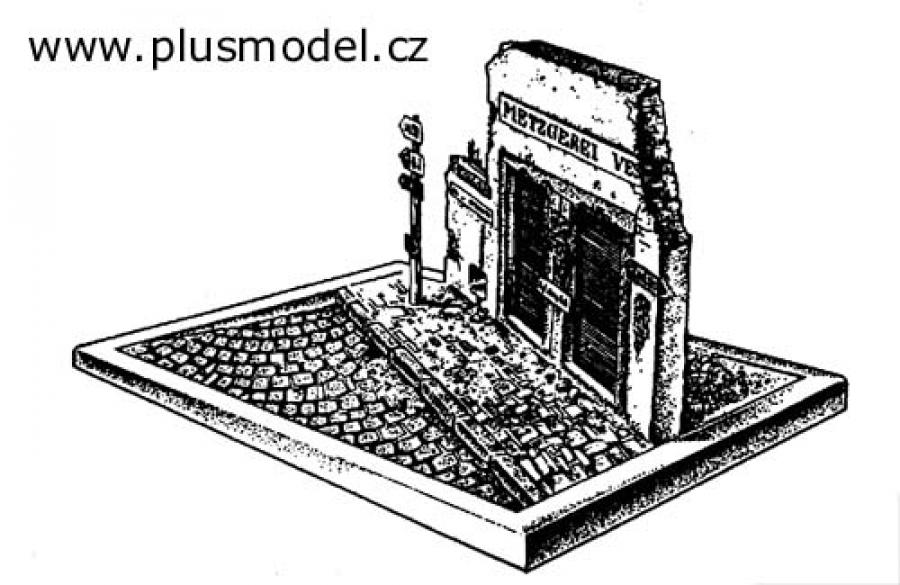 1:35 Town street ruin