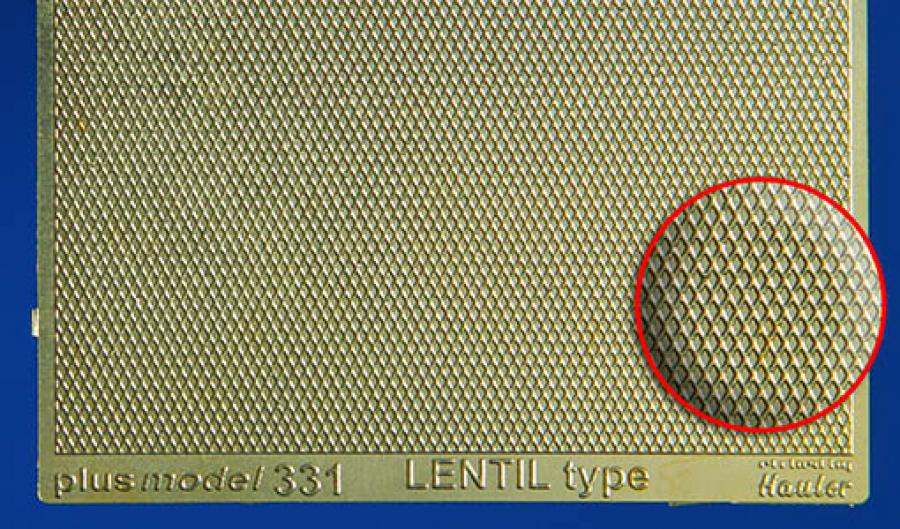 1:35 Engraved plate - Lentil type