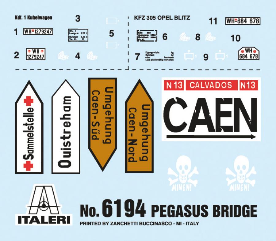 Italeri 1/72 PEGASUS BRIDGE D-DAY 75TH Anniver.