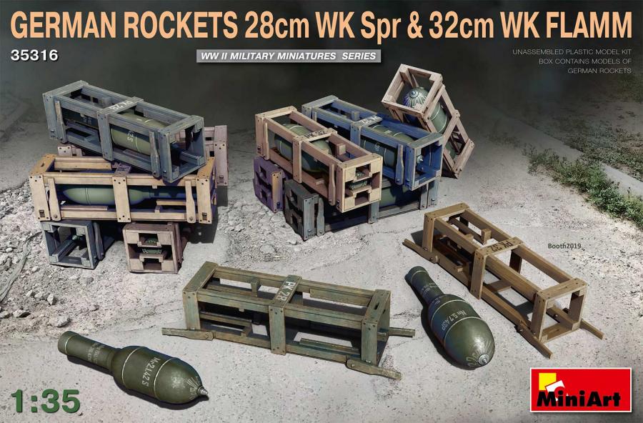 1:35 German Rockets 28cm WK Spr & 32cm WK Flamm
