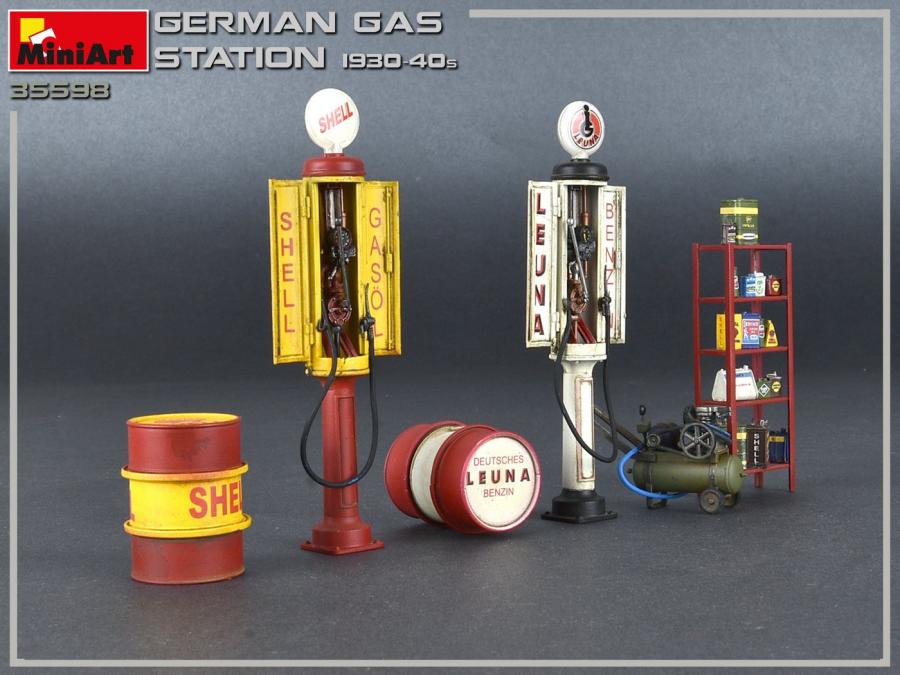 1:35 German Gas Station 1930-40s