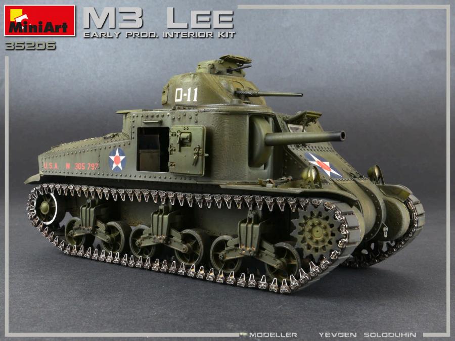 1:35 M3 Lee Early Prod. (with Interior)