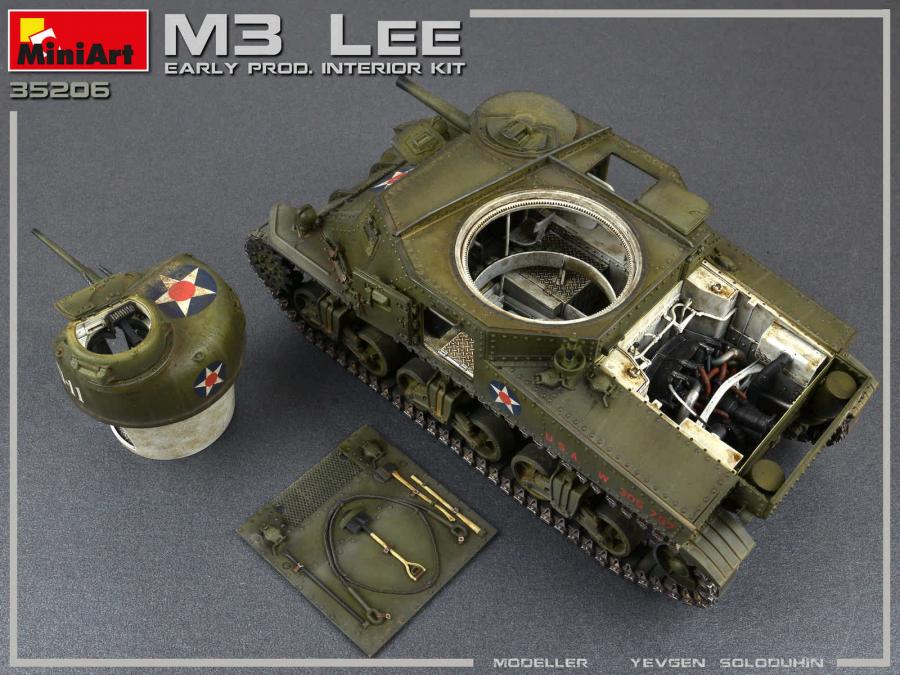 1:35 M3 Lee Early Prod. (with Interior)