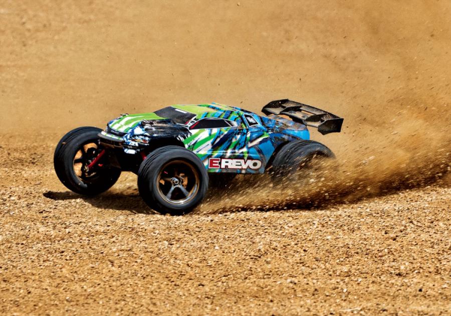 Traxxas E-Revo 1/16 4WD RTR TQ Green With Batt/Charger TRX71054-1-GRN