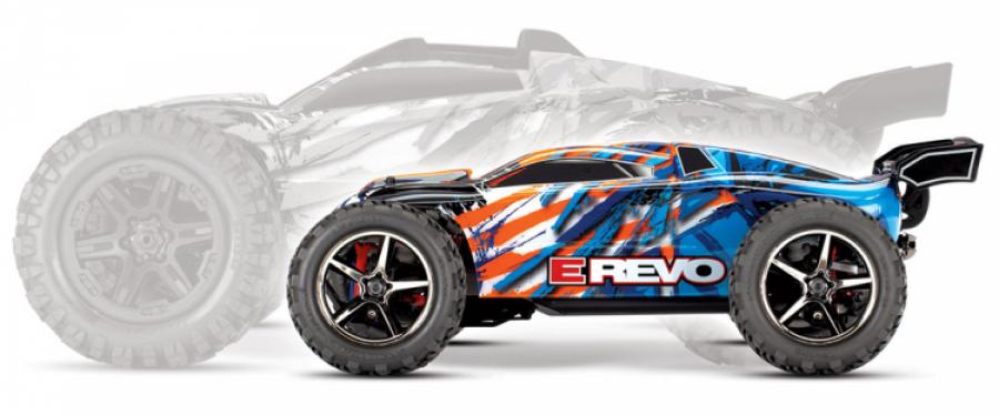 Traxxas E-Revo 1/16 4WD RTR TQ Orange With Batt/Charger TRX71054-1-OR